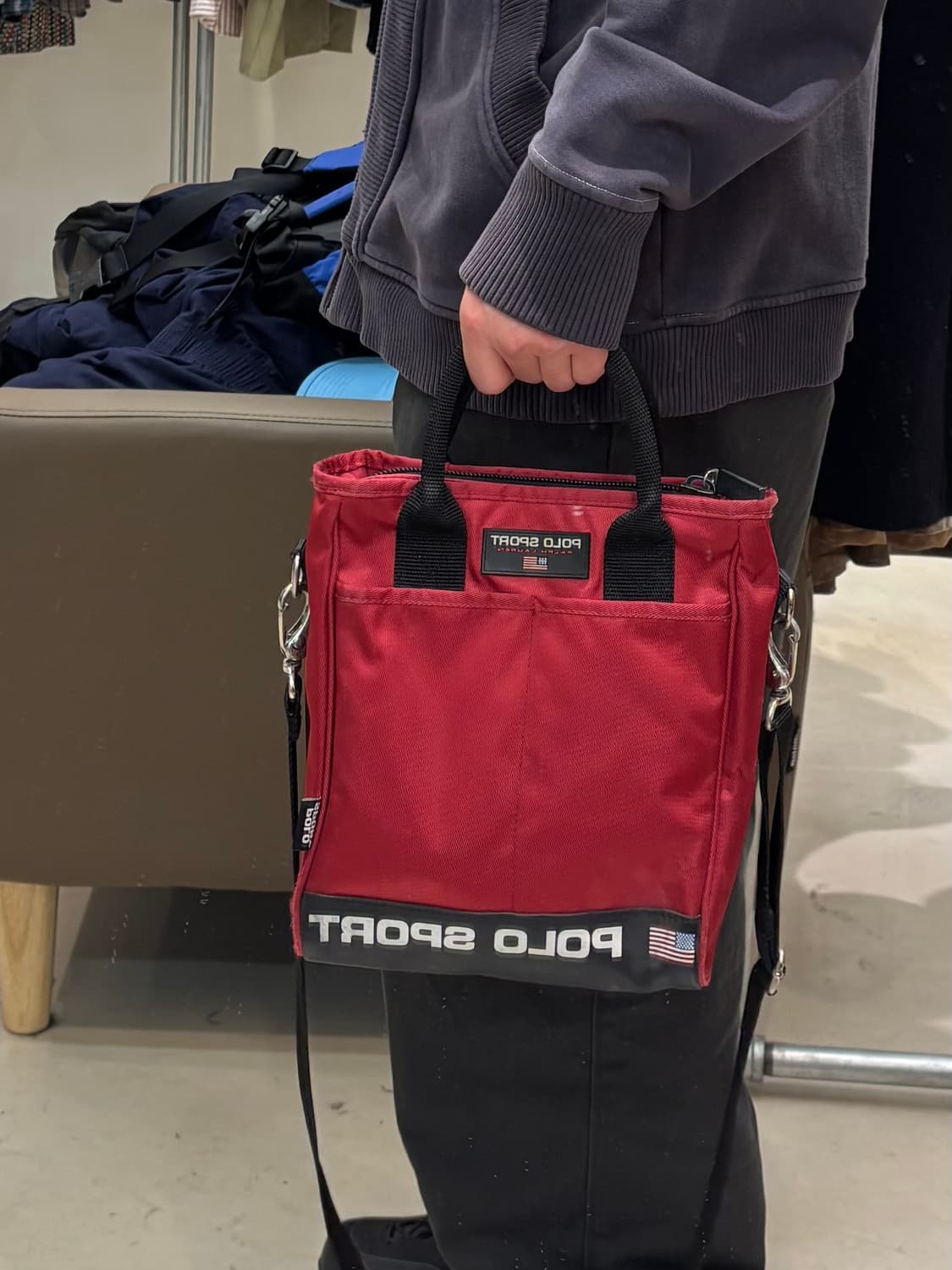 폴로 스포츠 나일론 크로스백  상품이미지9