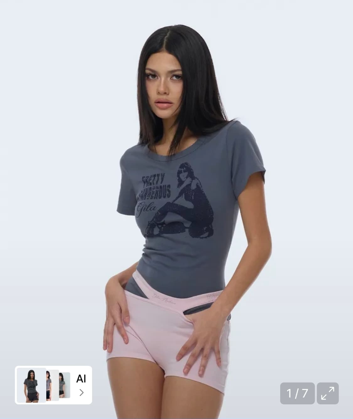 길라아카이브 반팔티셔츠 DANGER GIRL CROP T-SHIRTS 상품이미지1
