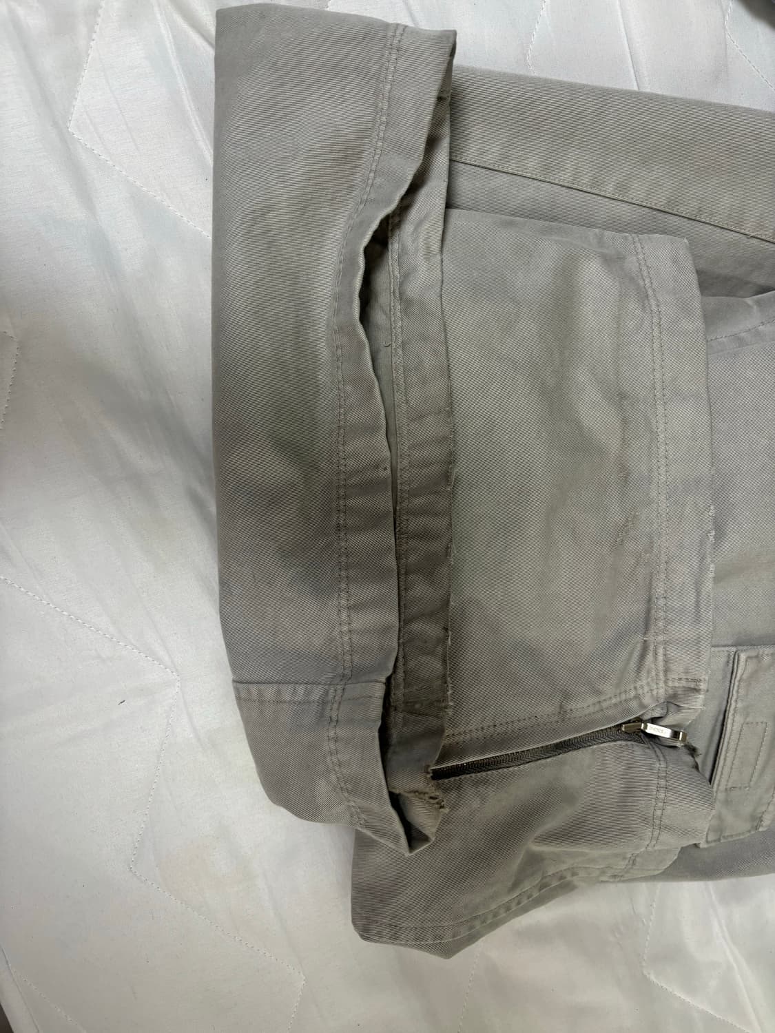 폴리테루 flight pants - ivory 상품이미지4
