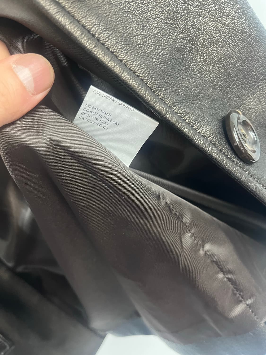 마그넷 아카이브 비건 레더자켓 다크브라운 상품이미지8