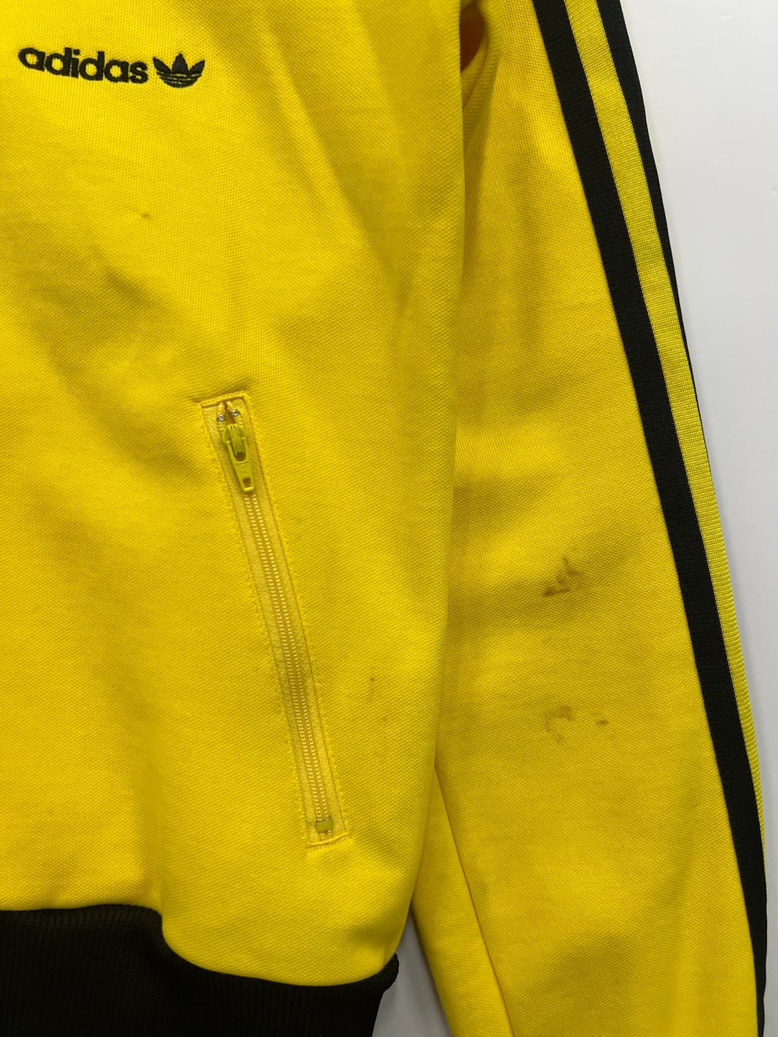 아디다스 베켄바우어 트랙탑 져지 옐로우 블랙 상품이미지4