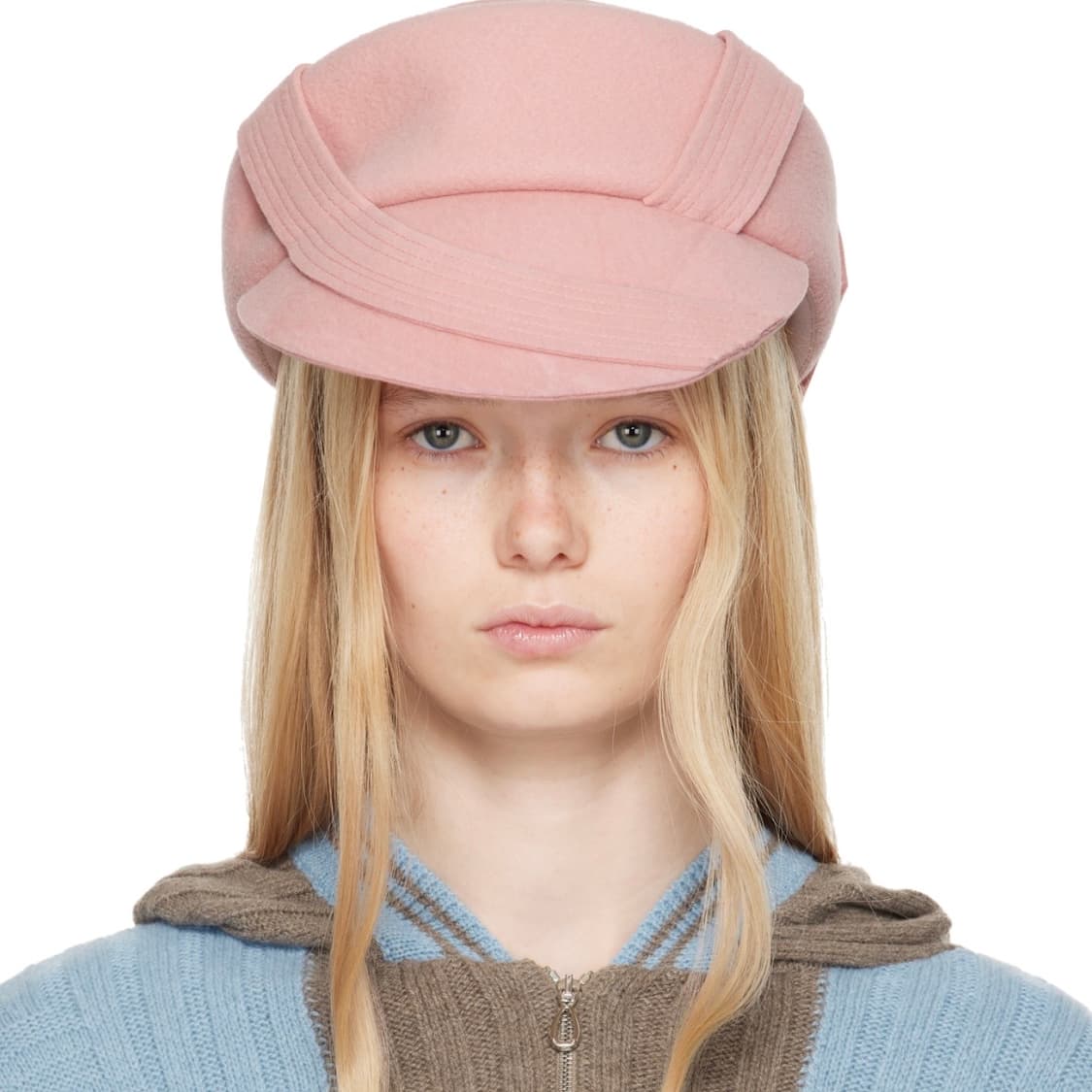 키코 코스타디노브 셀레스트론 모자 베이비 핑크 57사이즈 상품이미지3