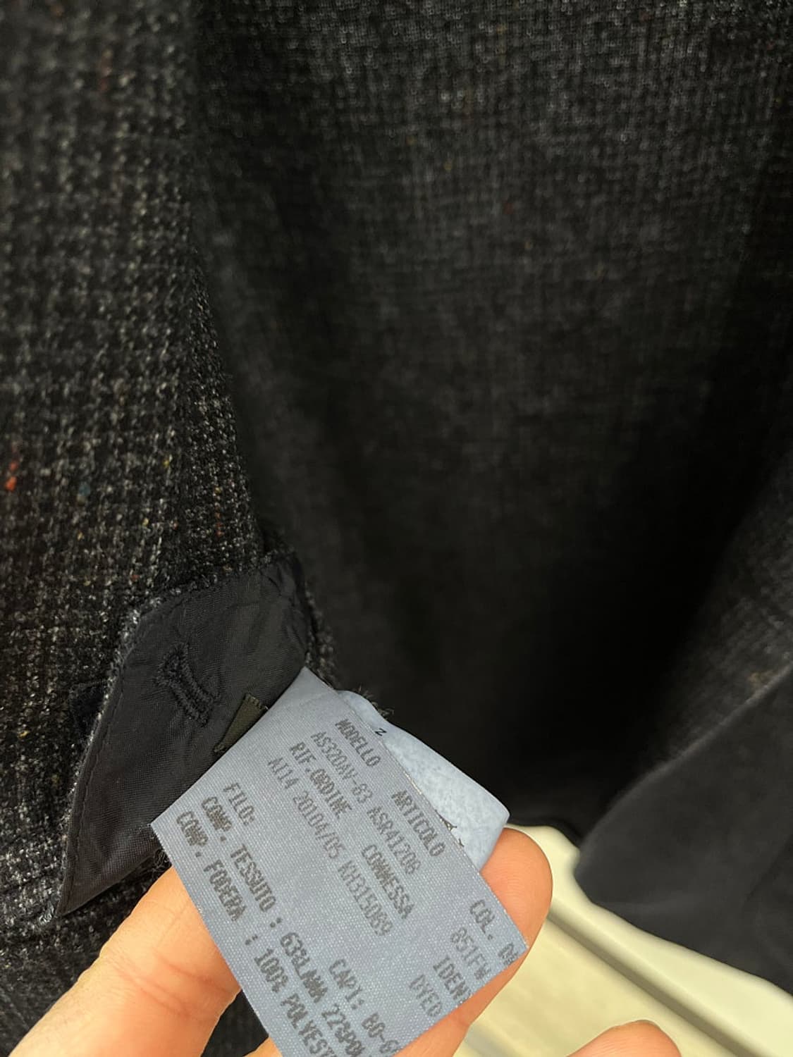 105) 라르디니 체크 울자켓  상품이미지10