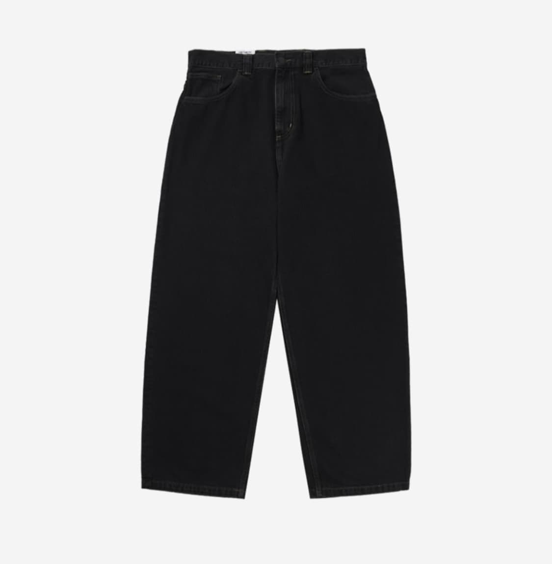 칼하트 WIP 브랜돈 팬츠 블랙 스톤 워시드 상품이미지1