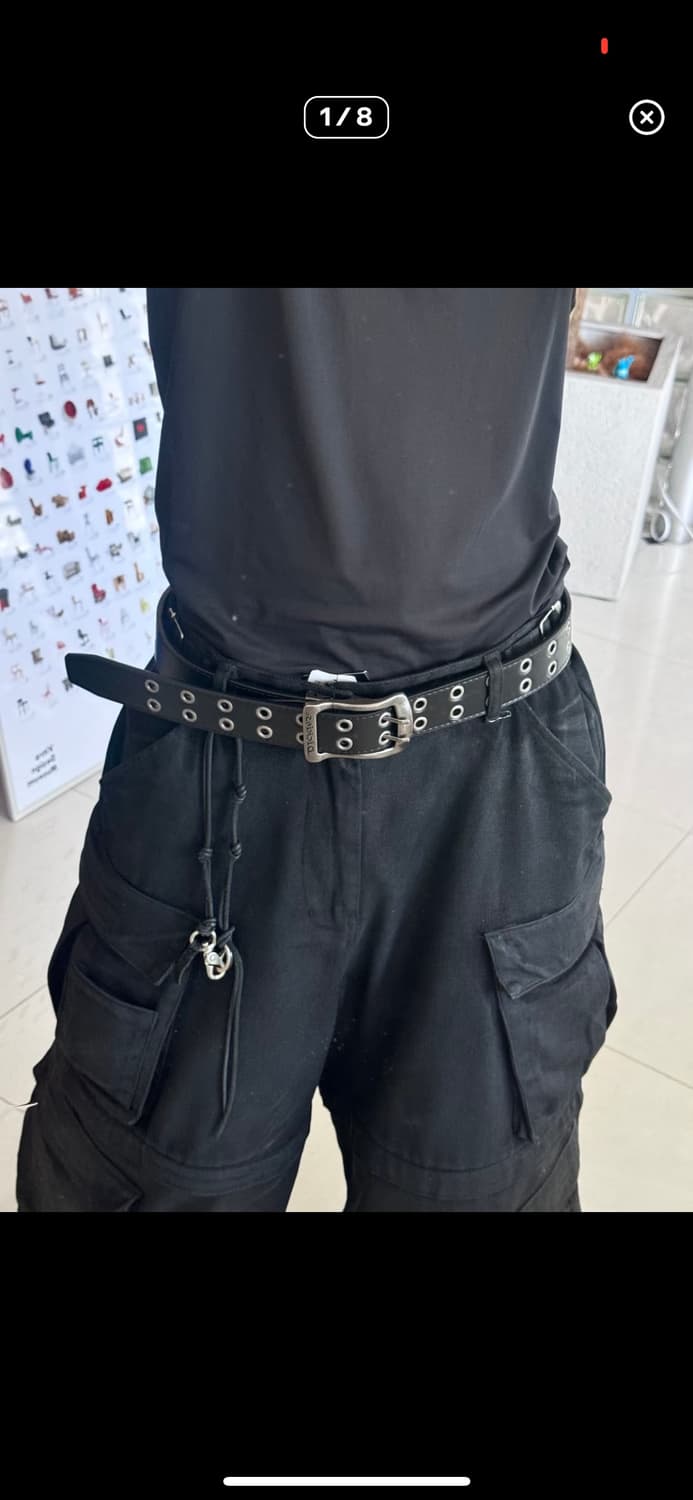 Dickies double eyelet belt 새상품 디키즈 벨트 상품이미지1