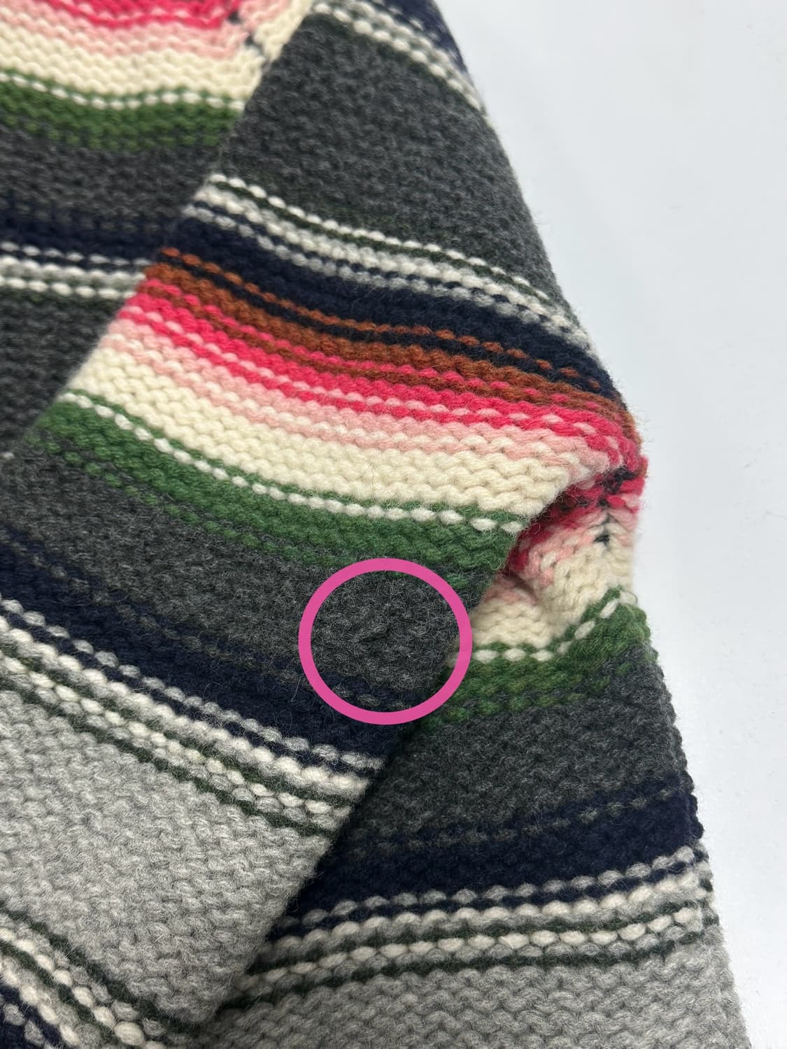 Go Slow Caravan 모 숄카라 니트 가디건 일본빈티지 상품이미지5