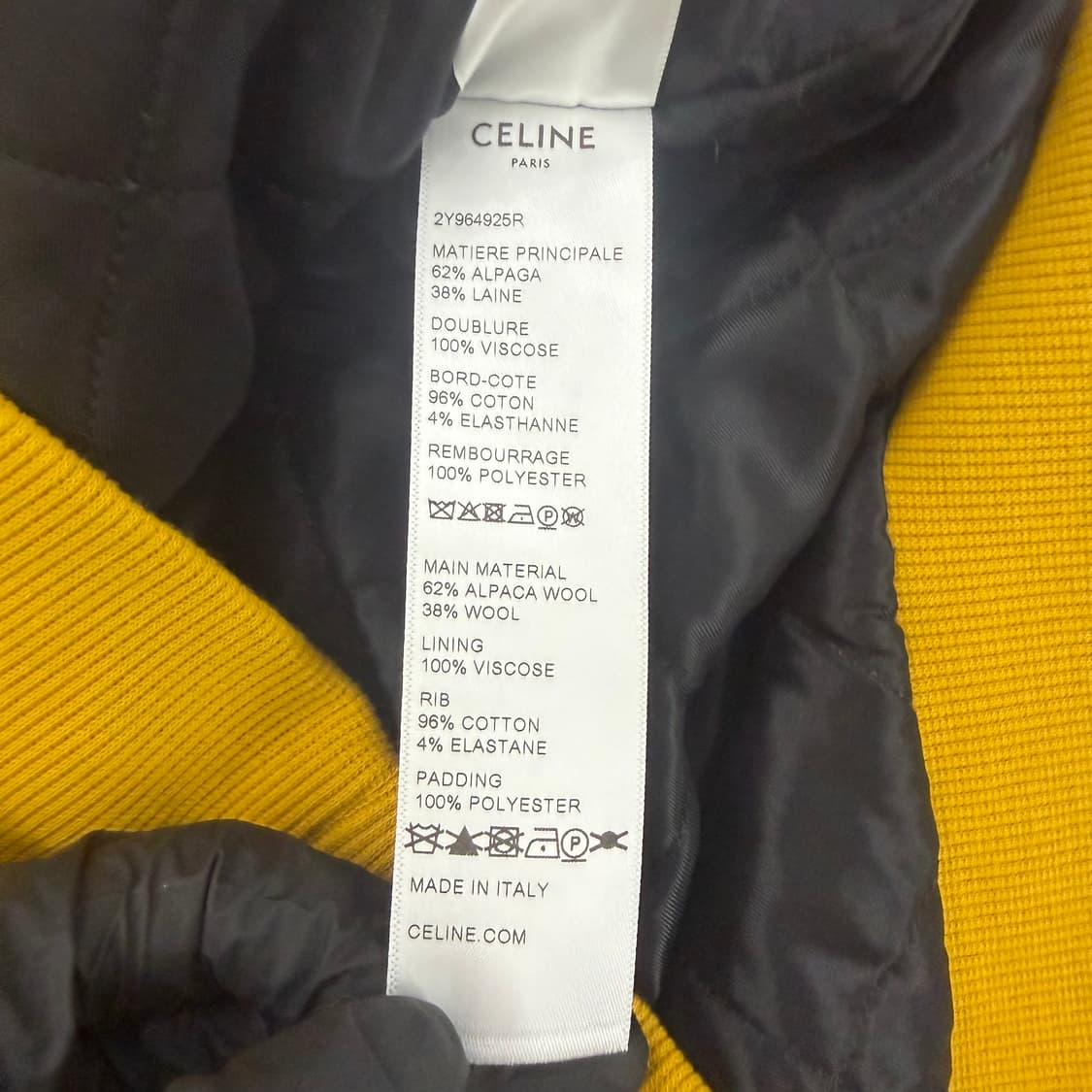 (S) 셀린느 글리터 로고 알파카 후드티  상품이미지5