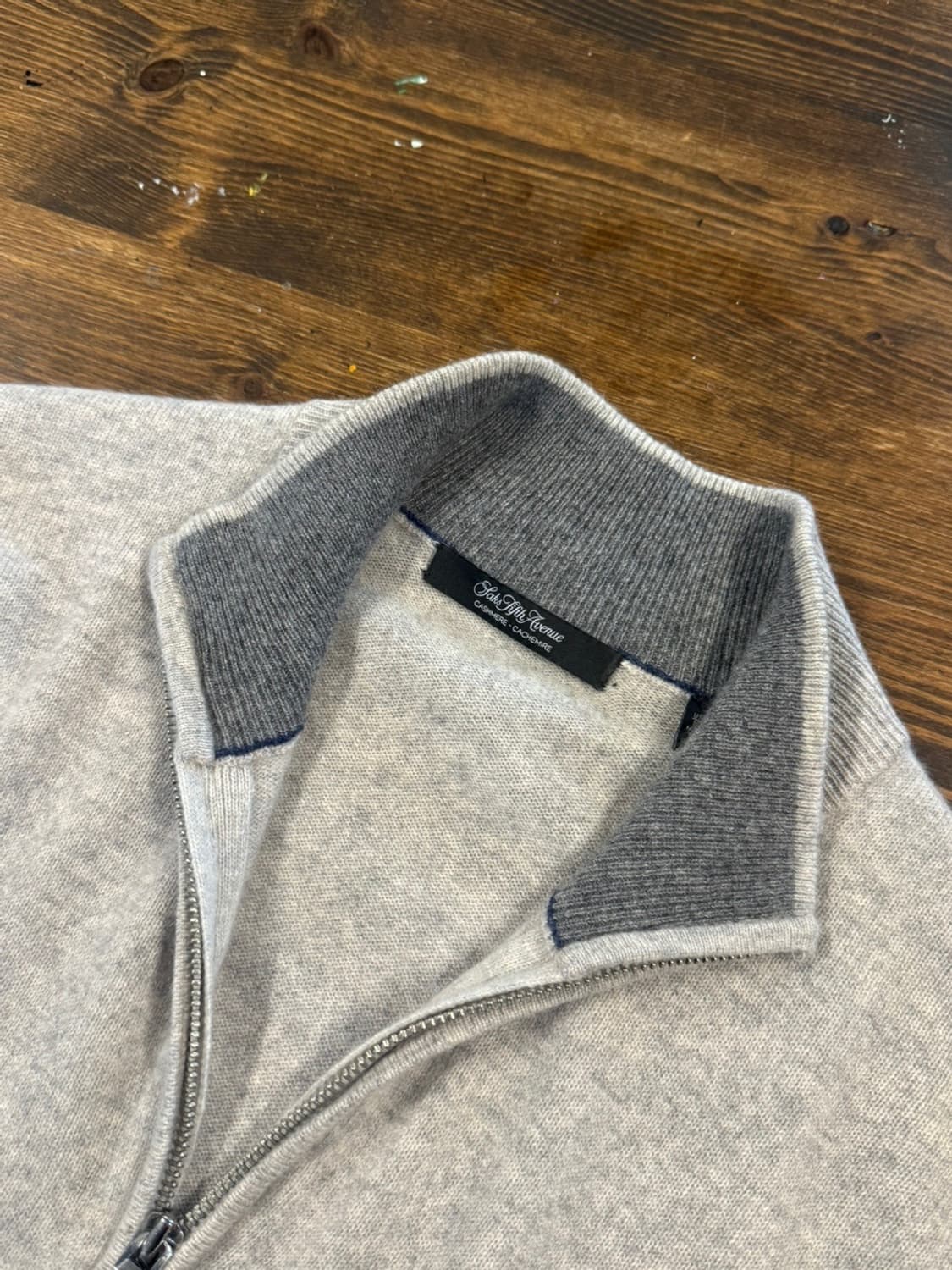 삭스피프스애비뉴 짚업 니트 105 상품이미지9