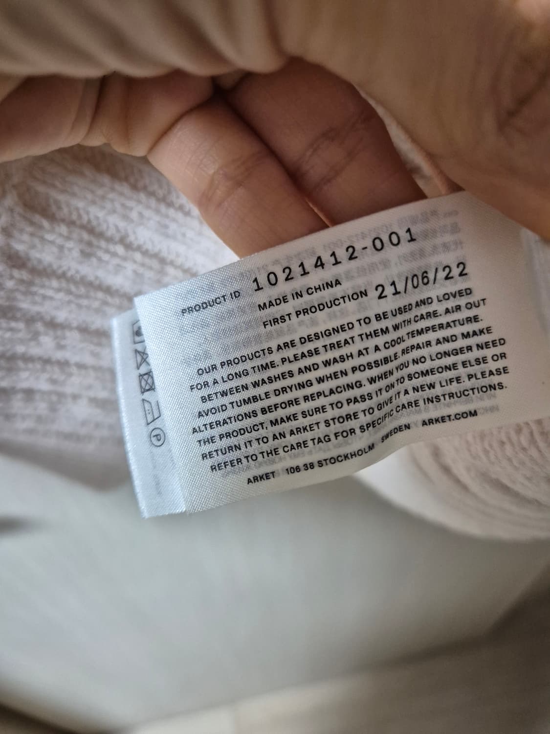 아르켓 케이블 니트 베스트 오버핏 조끼 xs 상품이미지4