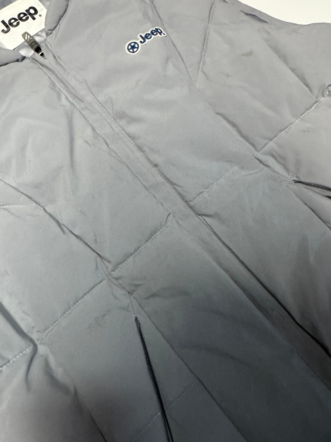 지프 JEEP 그레이 귀여운 패딩 조끼 XL 상품이미지5
