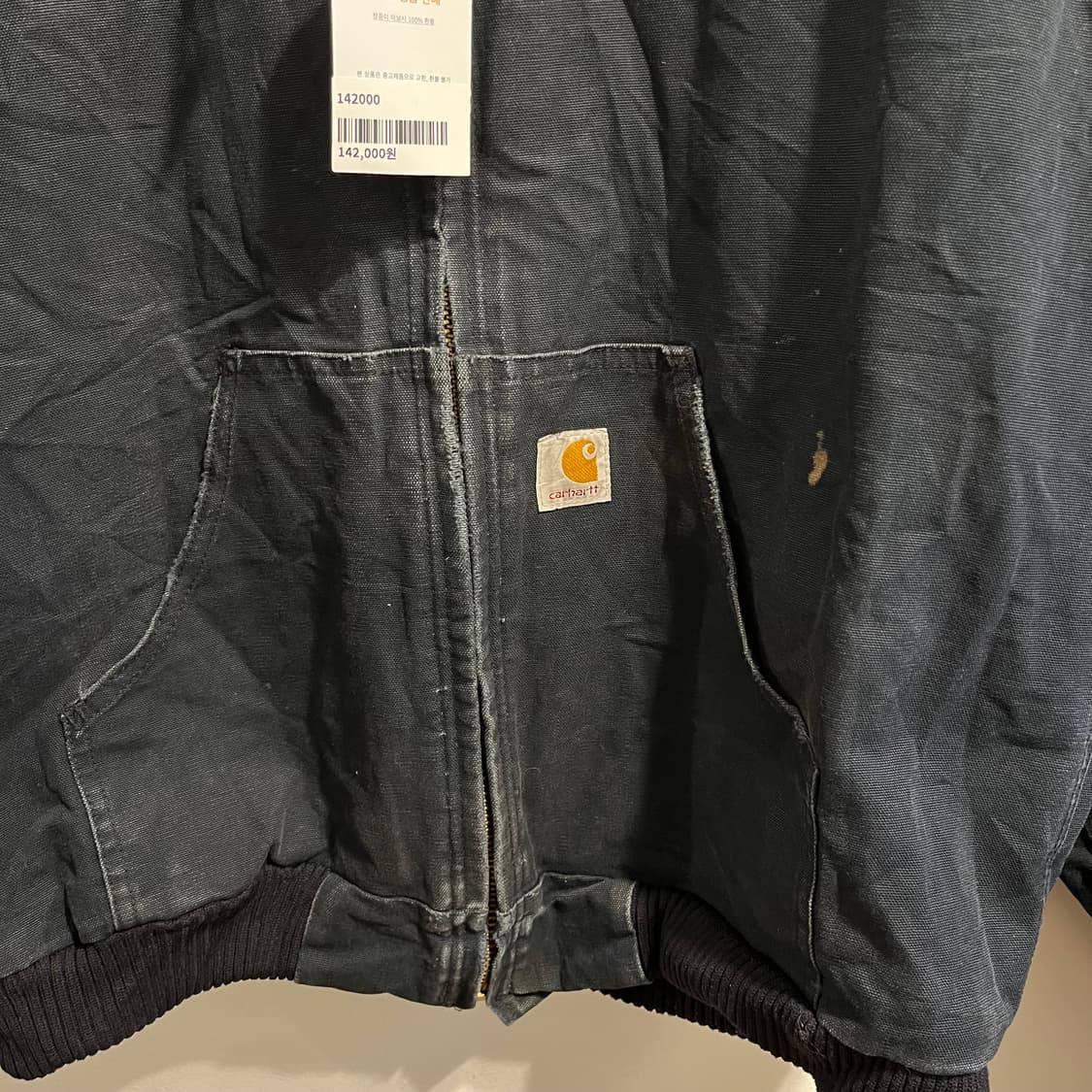 칼하트 J140 블랙 액티브 자켓 상품이미지4