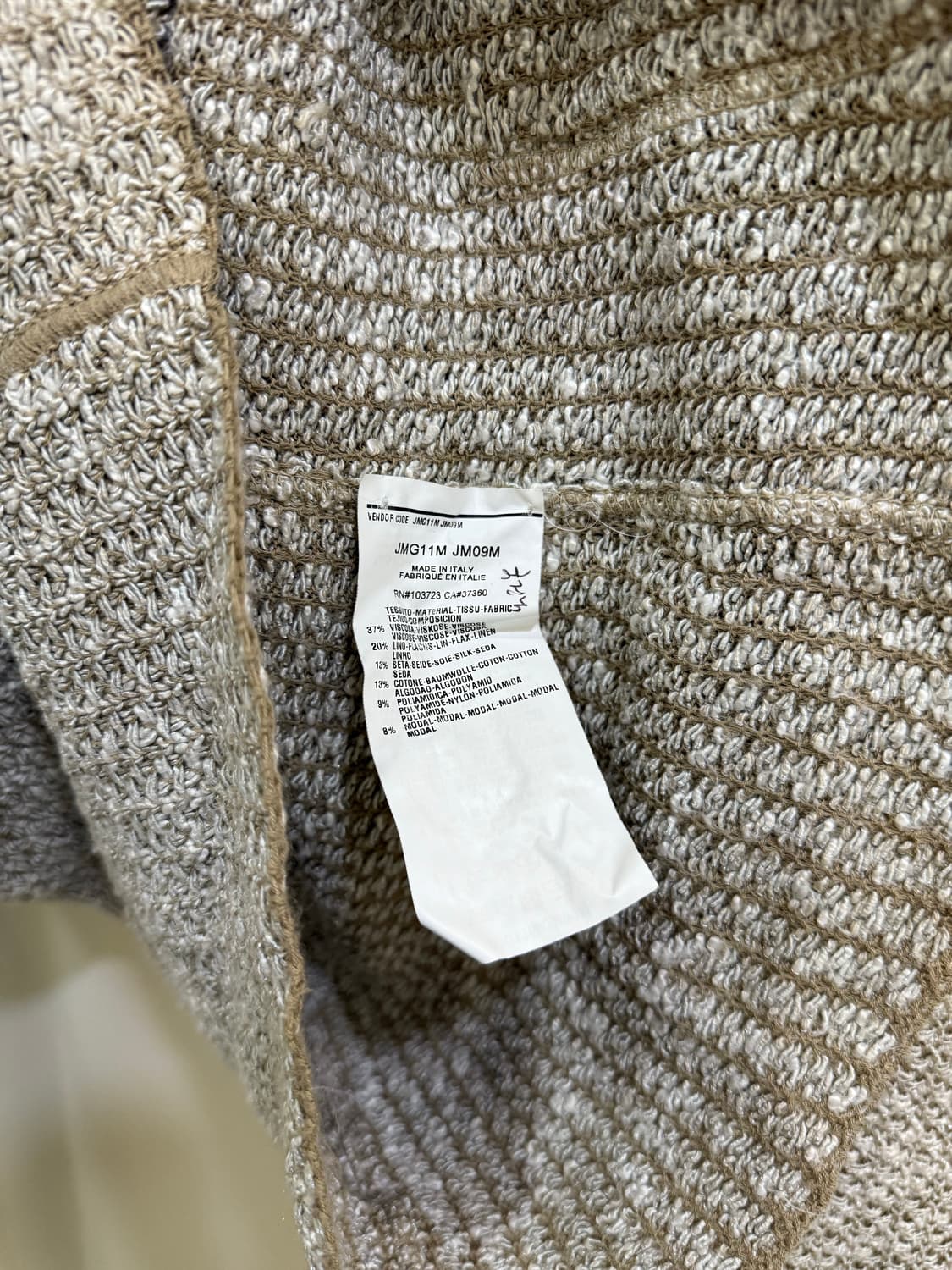 아르마니꼴레지오니 가디건 자켓 정품 상품이미지6