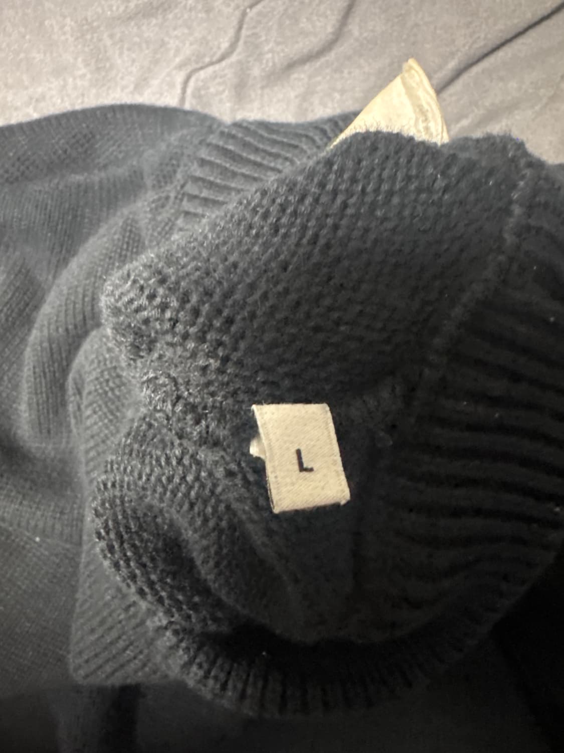 아미 빅로고 니트 급처 상품이미지3