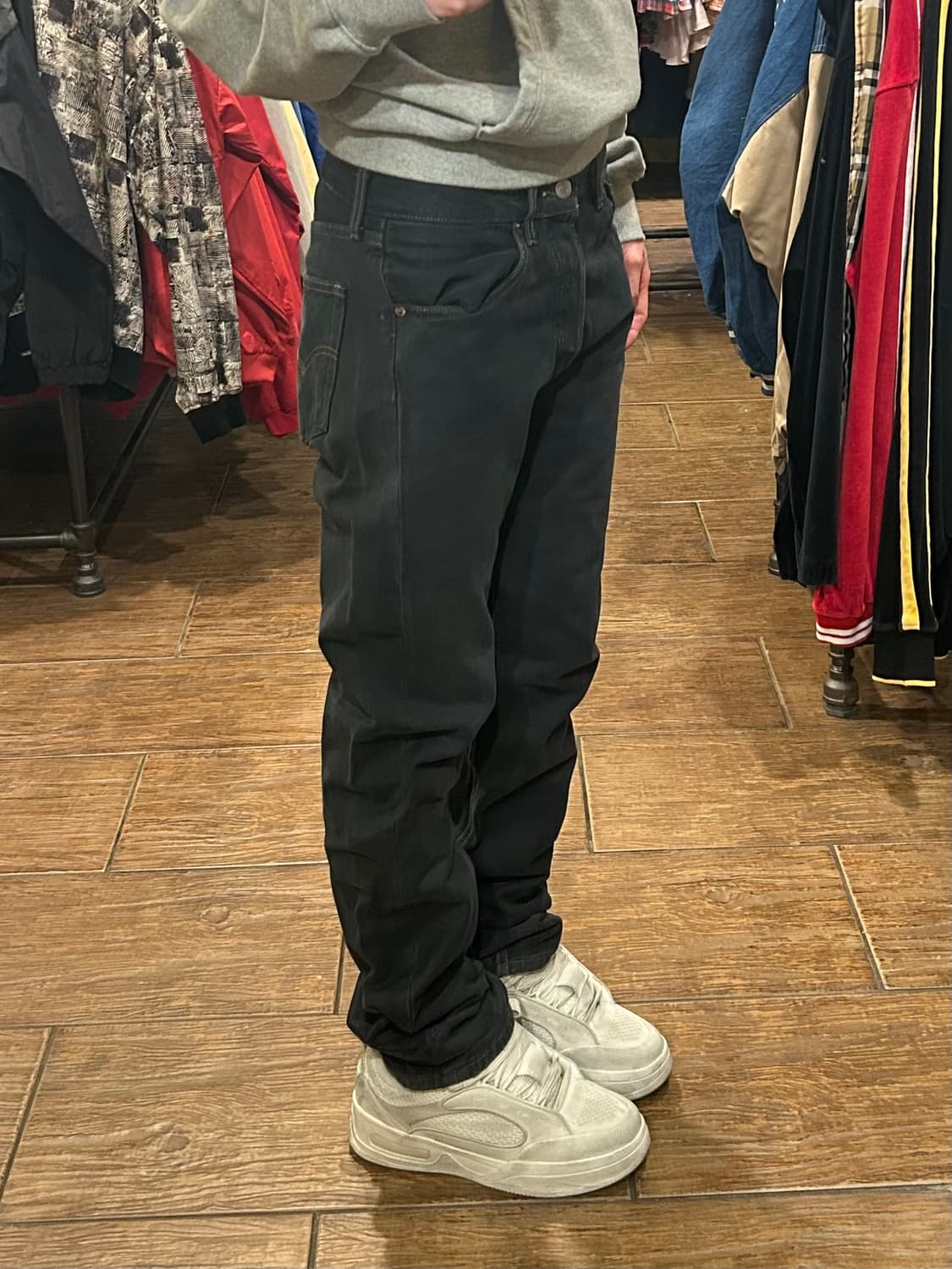 [HI] 리바이스 501 데님 흑청 상품이미지3