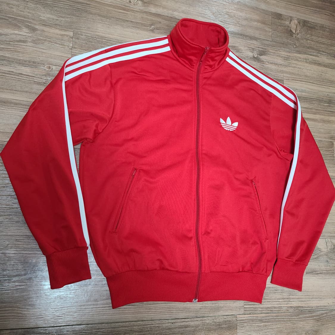 (XL105)00s유럽/독일 OG 구형 아디다스 파이어버드 레드 트랙탑 상품이미지3