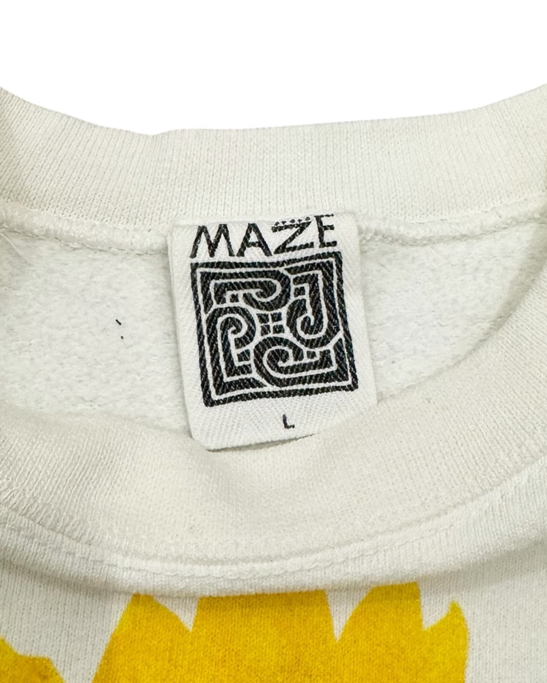 메이즈 90s 선플라워 프린트 스웻셔츠 상품이미지9