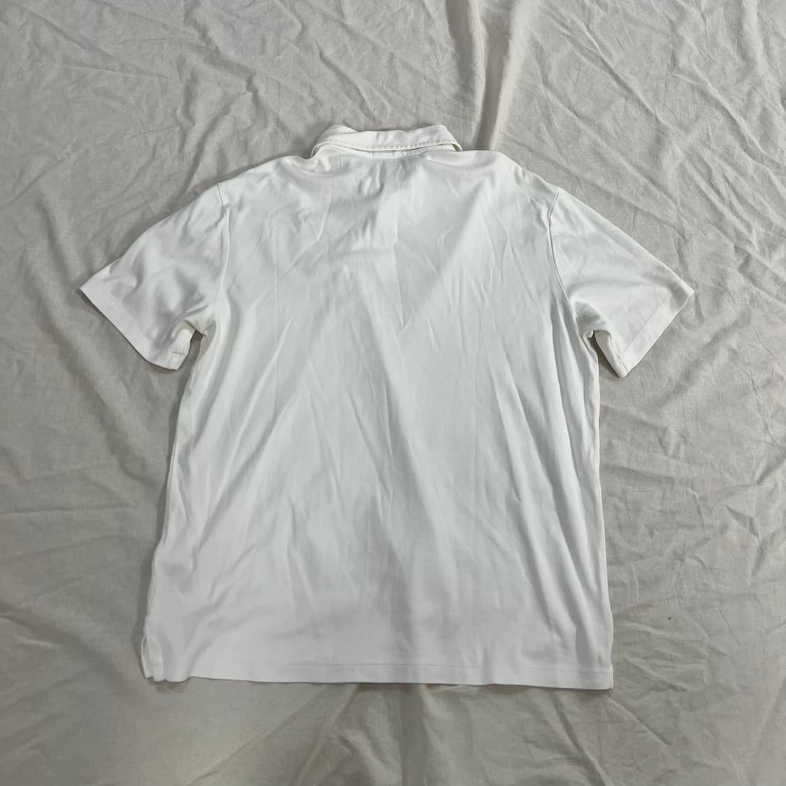 폴로 랄프로렌 클래식핏 화이트 반팔 카라티 M 상품이미지3