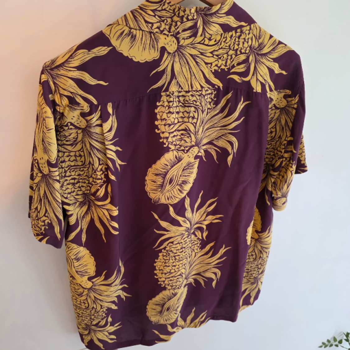 SUN SURF PINEAPPLE BORDER Rayon 알로하셔츠 상품이미지6