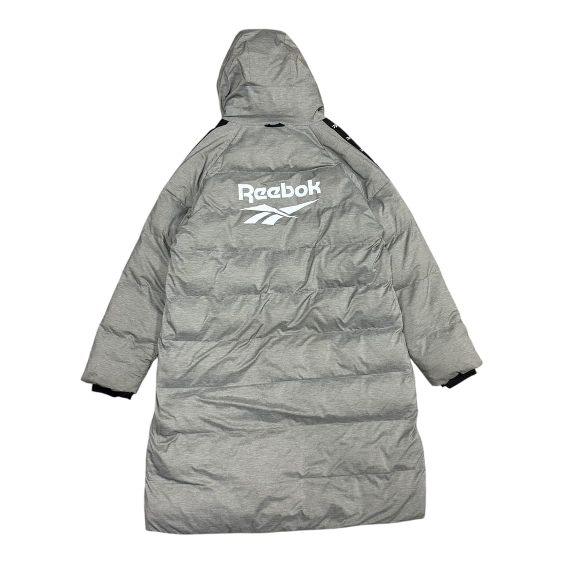 ✨ (바배) 리복 빅로고 그레이 롱 패딩 상품이미지1