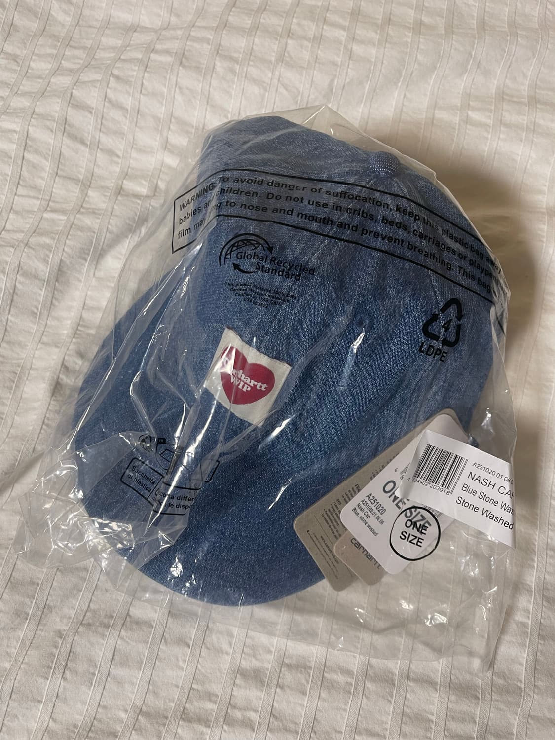 (미개봉) 칼하트 WIP Nash Cap Blue Stone Washed 상품이미지3