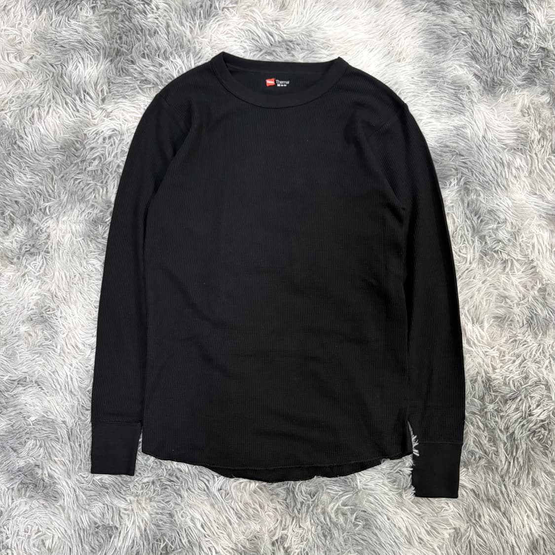 헤인즈 써멀 롱슬리브 블랙 M 상품이미지1