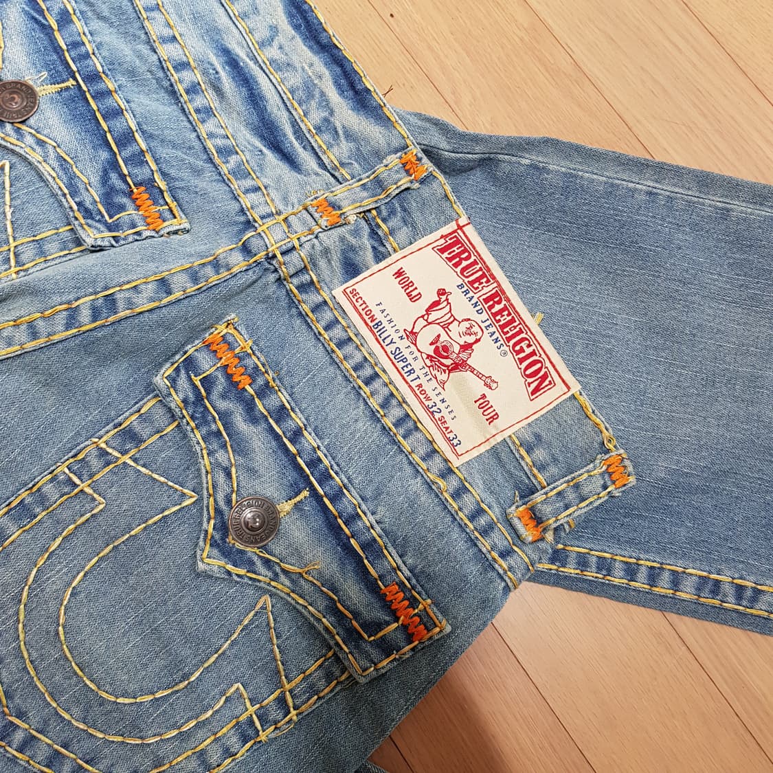 32 / USA 트루릴리전 빌리수퍼티 /일자데님/2형410 상품이미지1