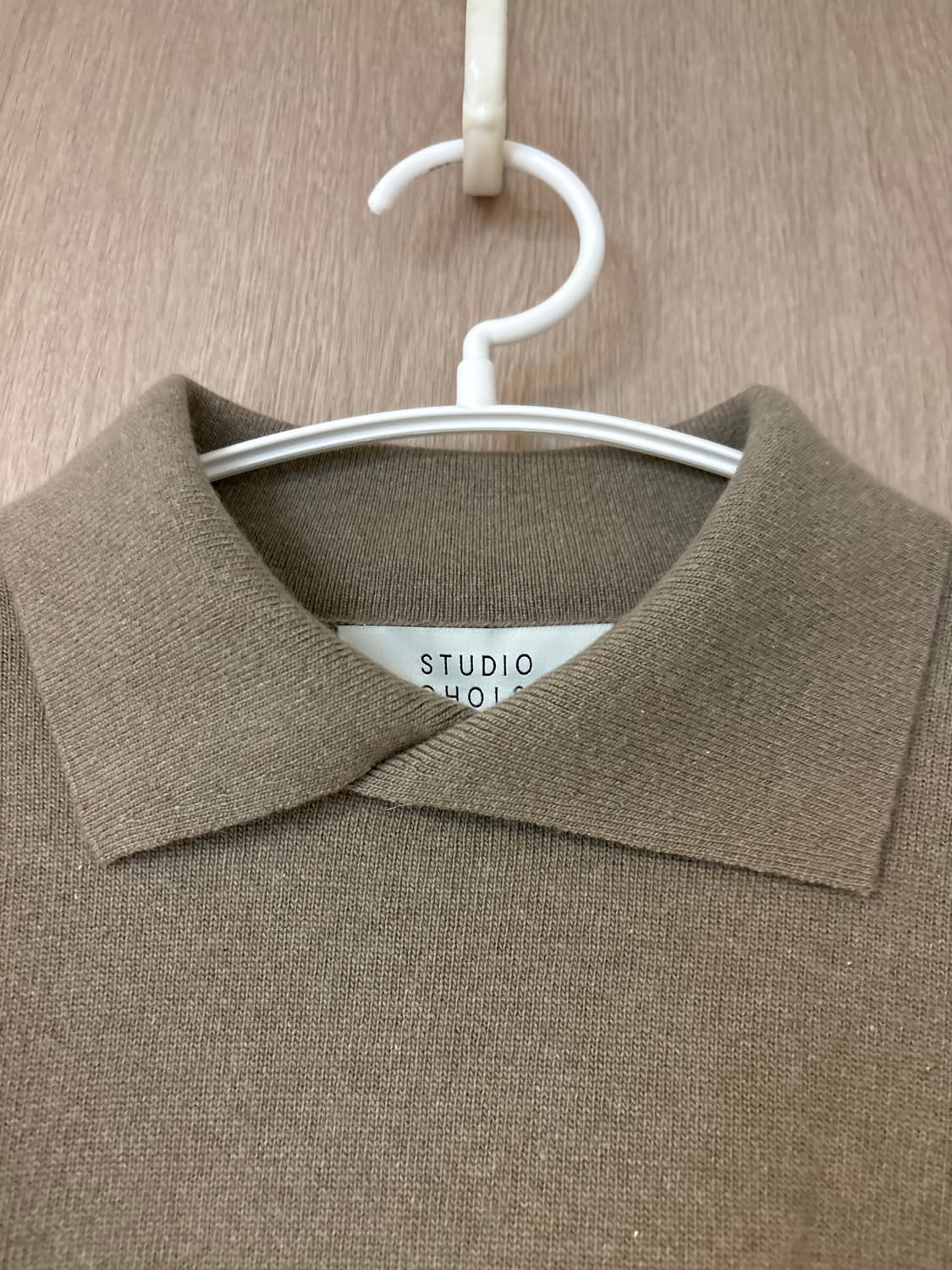 스튜디오니콜슨 울캐시 카라니트 새상품 상품이미지3