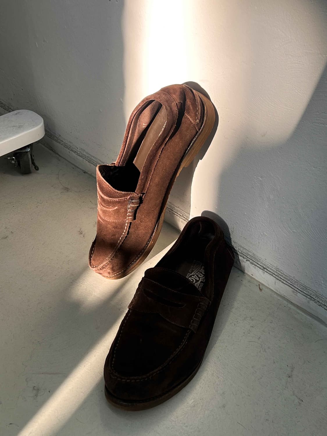 살바토레 페레가모 스웨이드 로퍼 상품이미지1