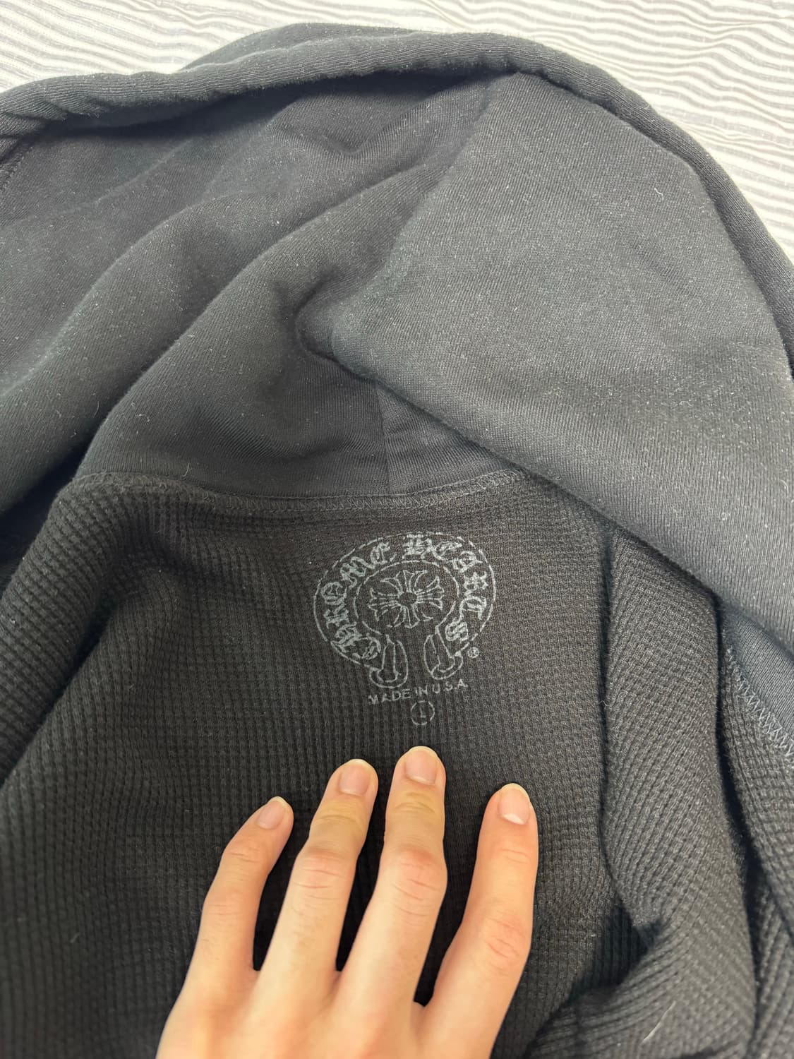 크롬하츠 홀스슈 플로랄 헤비웨이트 후드집업 l사이즈 상품이미지6