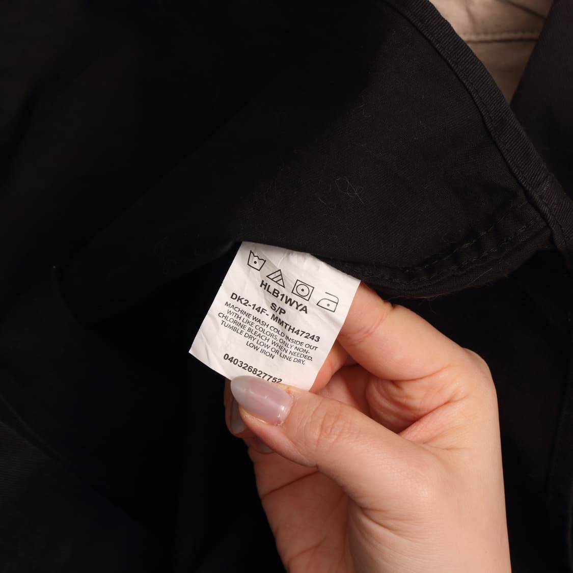 랭글러 코튼 워크셔츠 블랙 A1587 상품이미지4