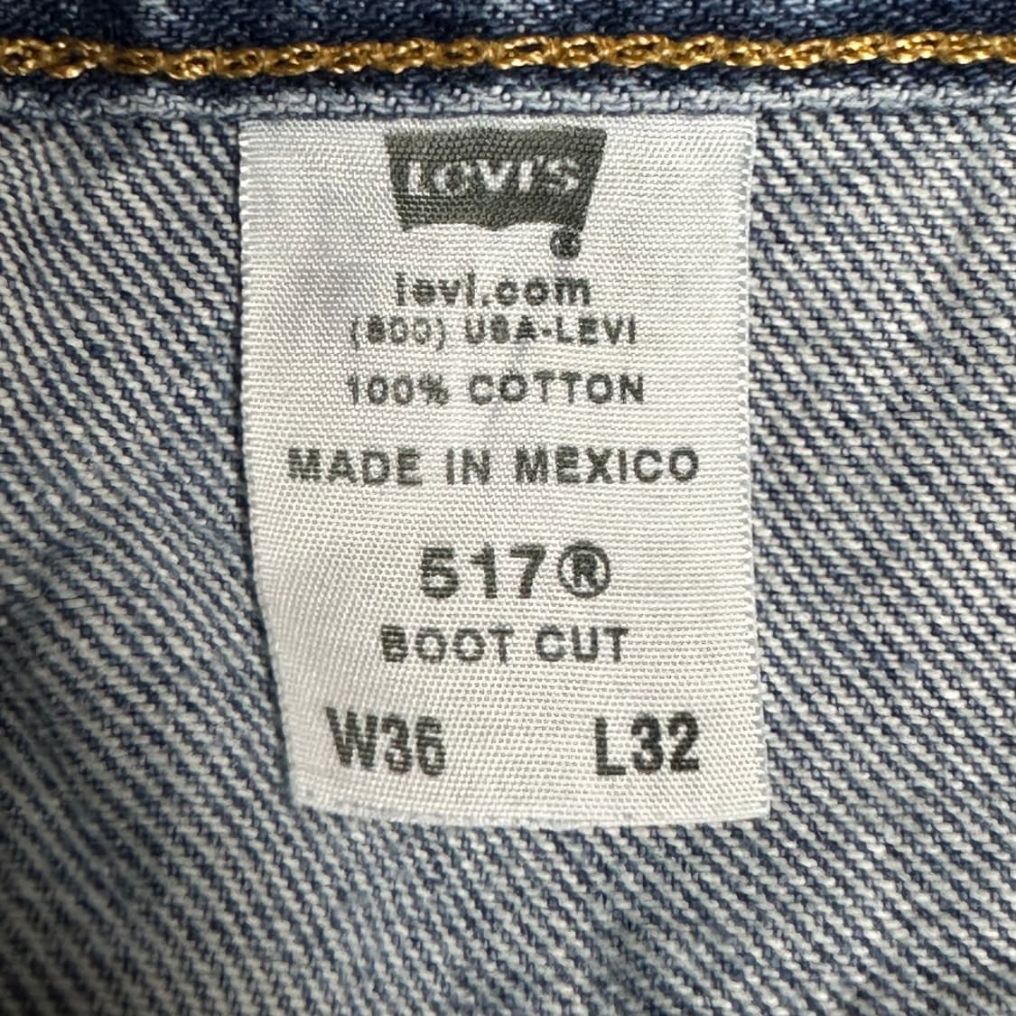 빈티지 00s 리바이스 517 부츠컷 36 상품이미지4