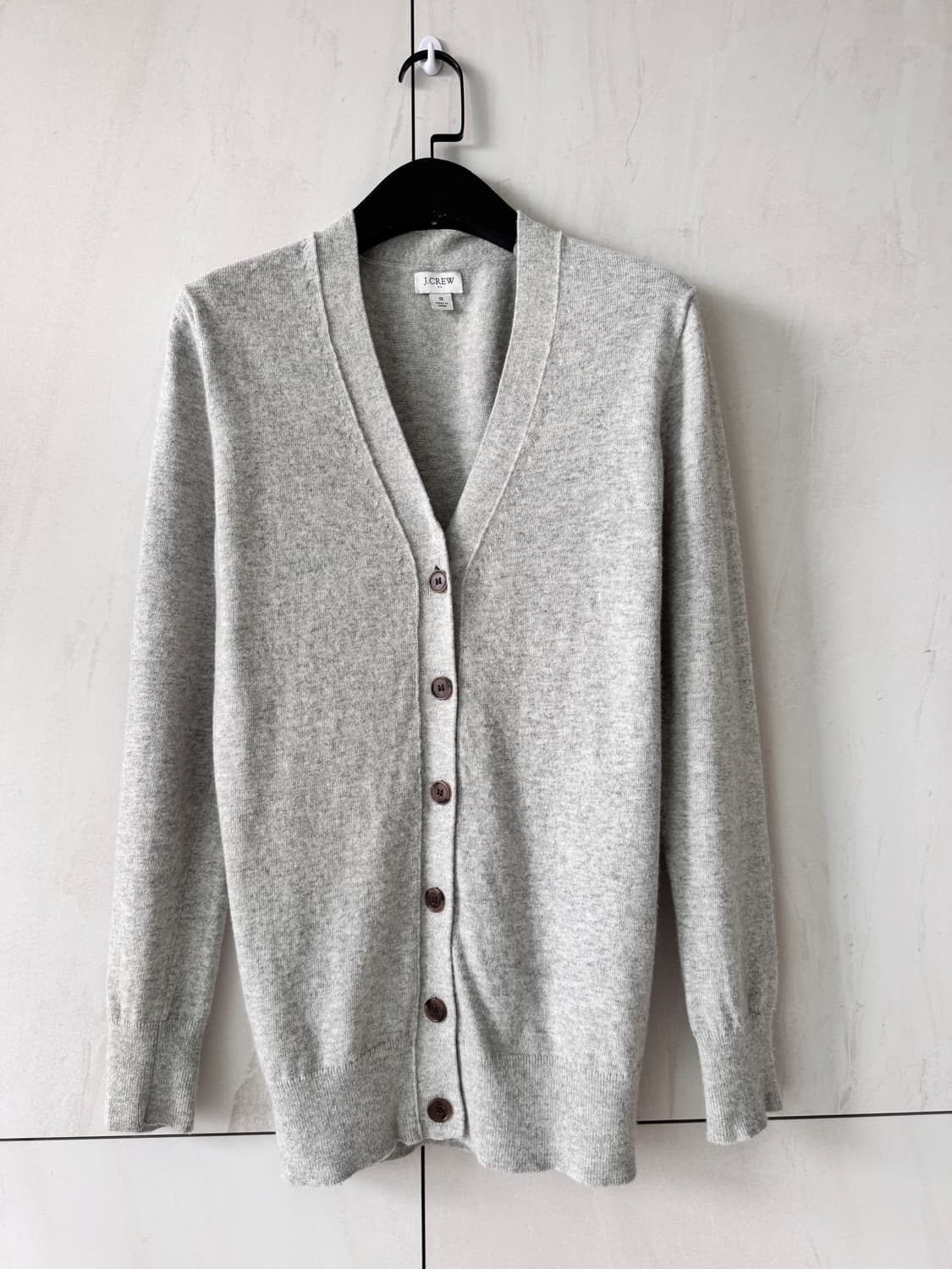 새상품 J.Crew 회색 브이넥 가디건 S(44,55사이즈 가능) 상품이미지1