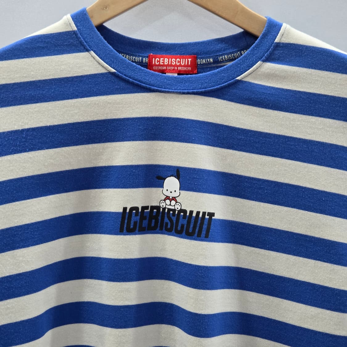 아이스비스킷 키즈 스트라이프 프린팅 롱슬리브 165 상품이미지2