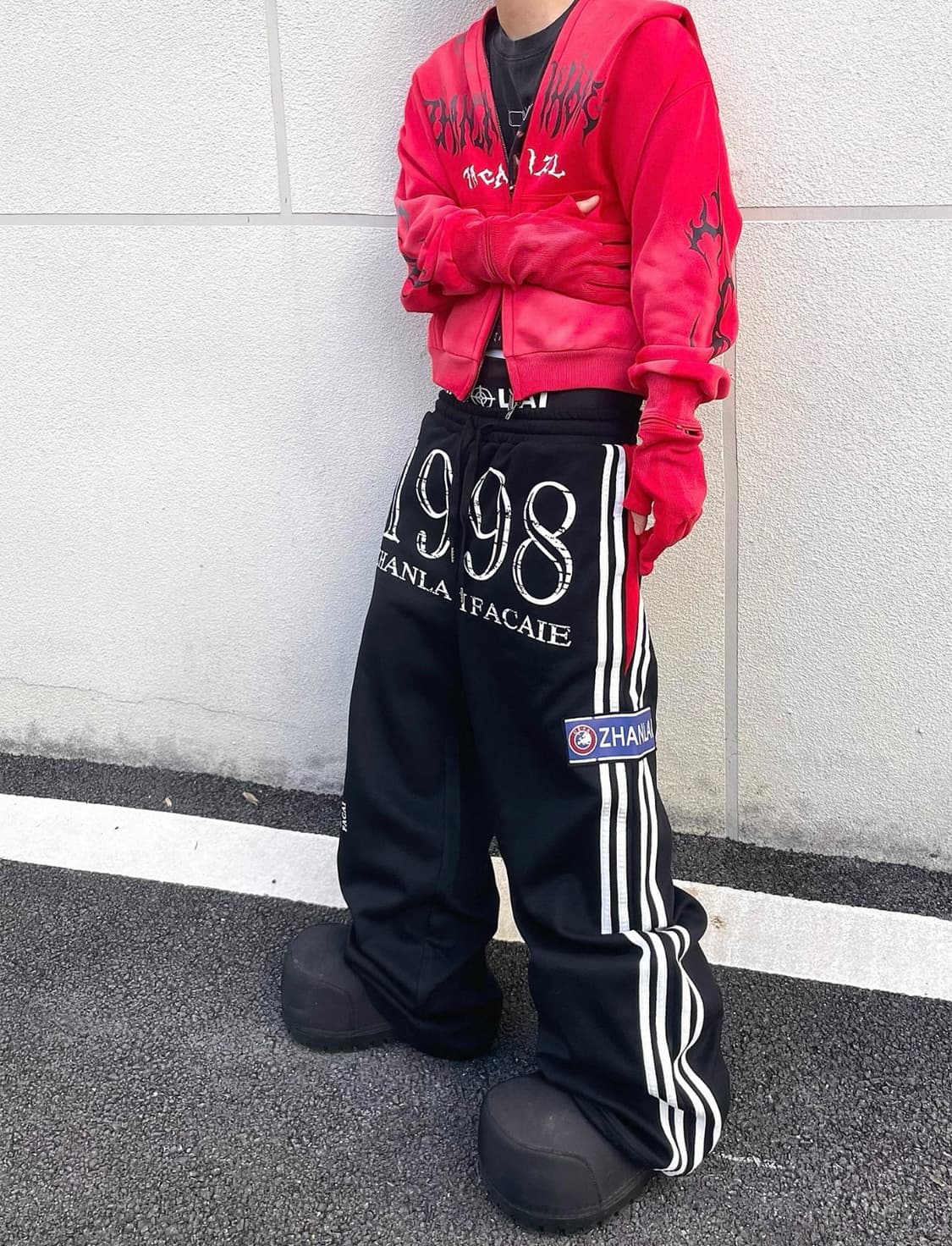 Layered Waist Street Sweatpants  상품이미지2