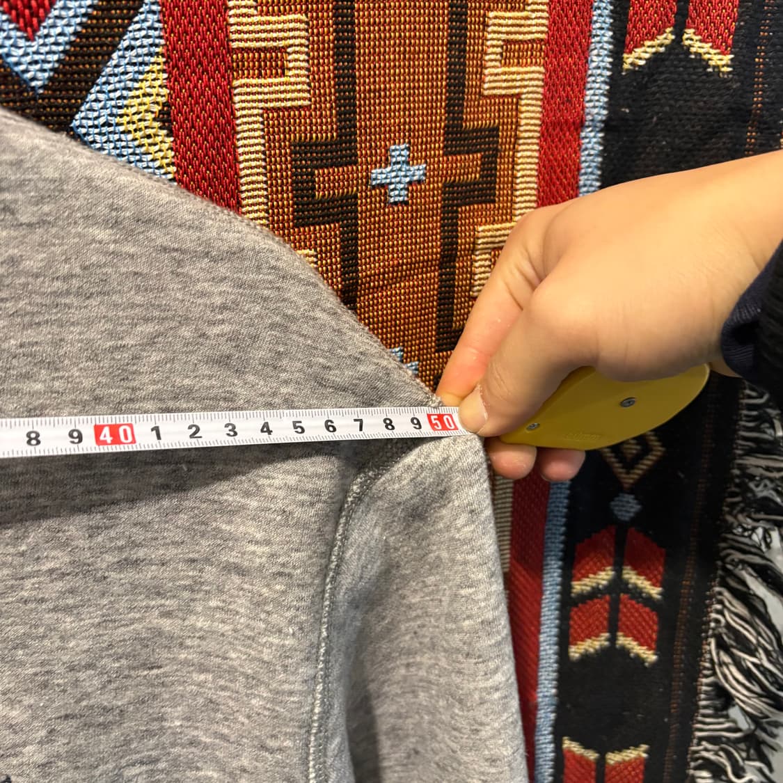 폴로 빈티지 그레이 기모 맨투맨 상품이미지8