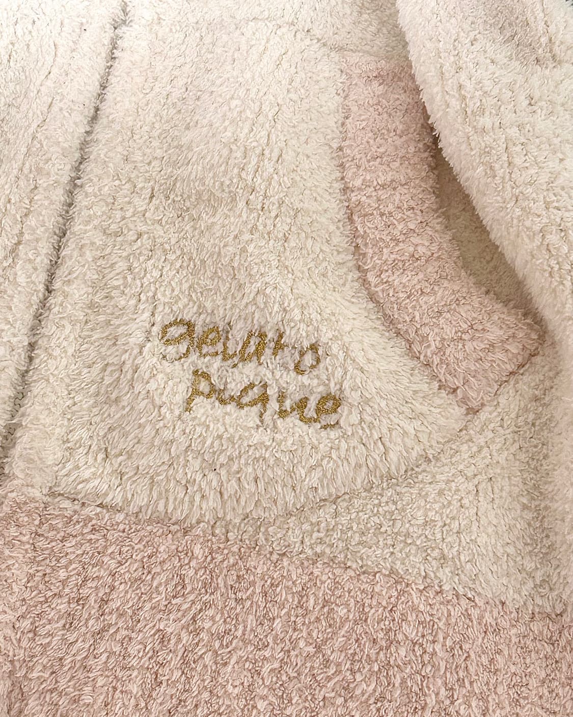 젤라또피케 스트라이프 퍼 후드 집업 상품이미지3