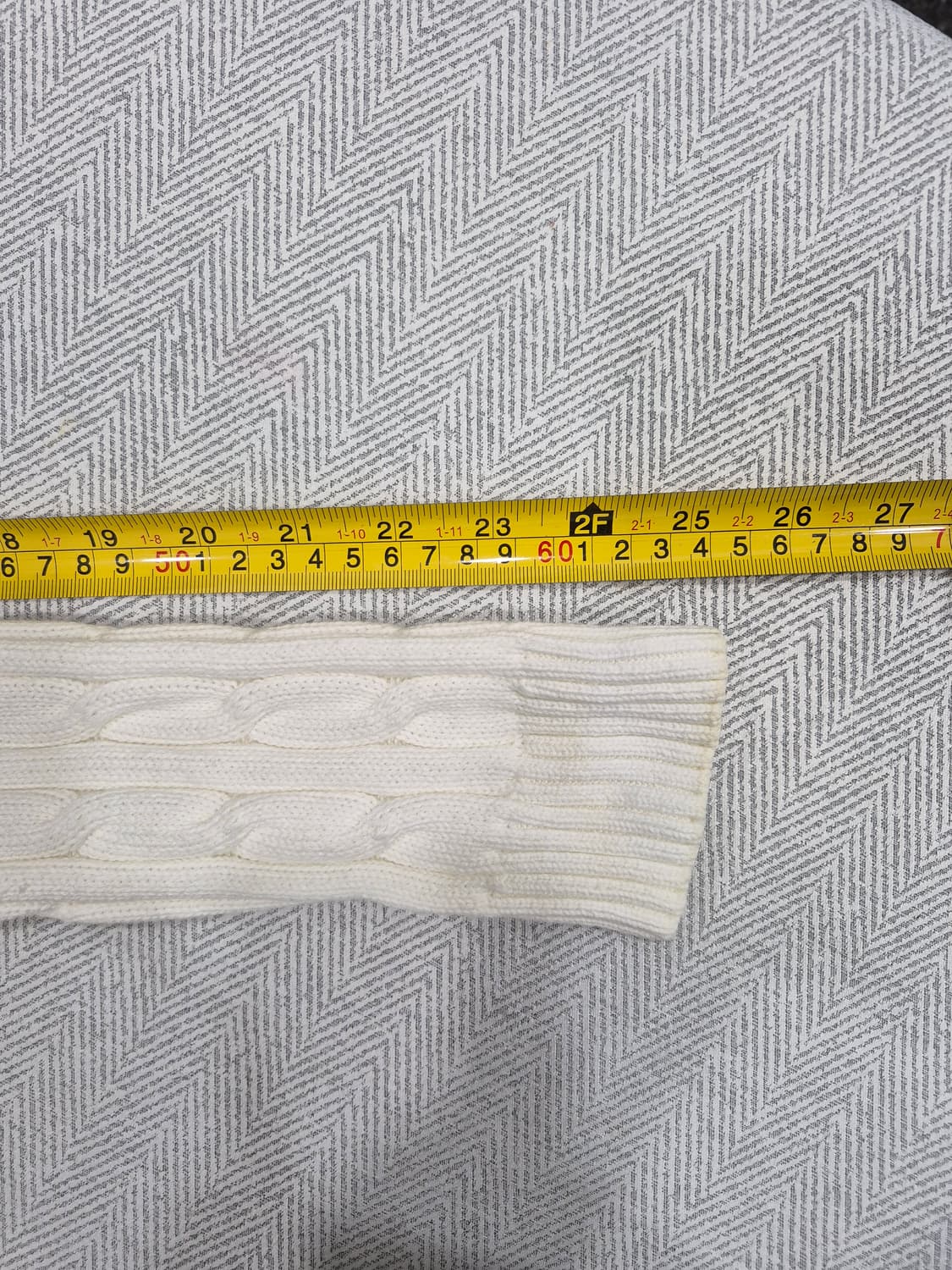 폴로랄프로렌 RL로고 케이블 집업 가디건 여성 S사이즈(화이트) 상품이미지9