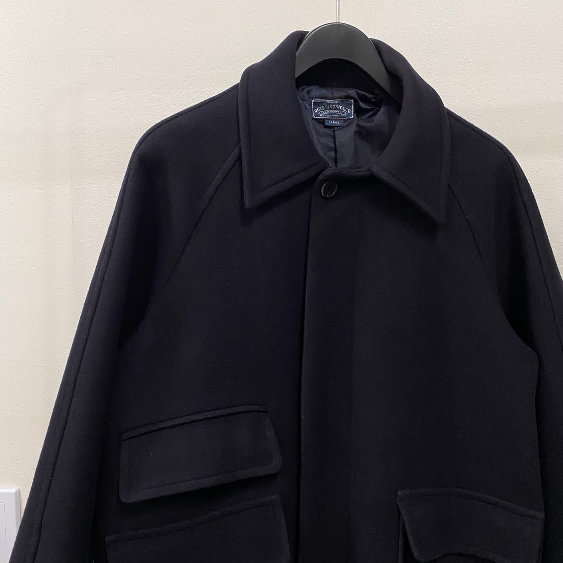 아웃스탠딩 메리노울 롱 발마칸 코트 상품이미지3