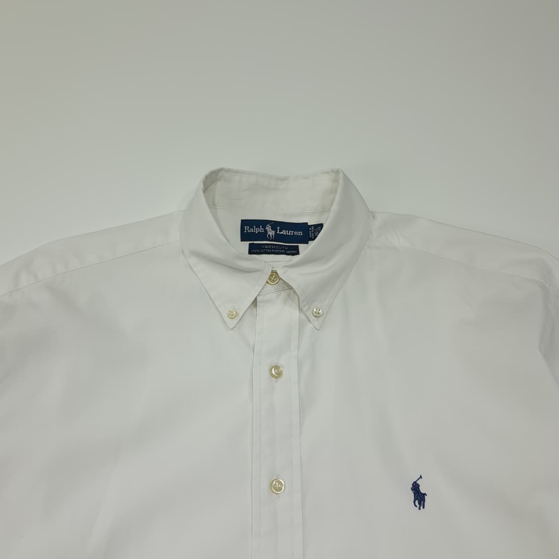 CL676 XL 폴로 90s 홍콩판 화이트 버튼다운 셔츠 남방 상품이미지2