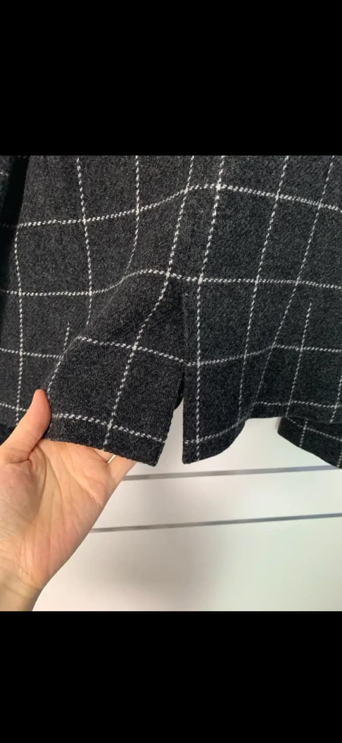 유니클로x이네스 드 라 프레상쥬 체크모직울자켓 상품이미지8