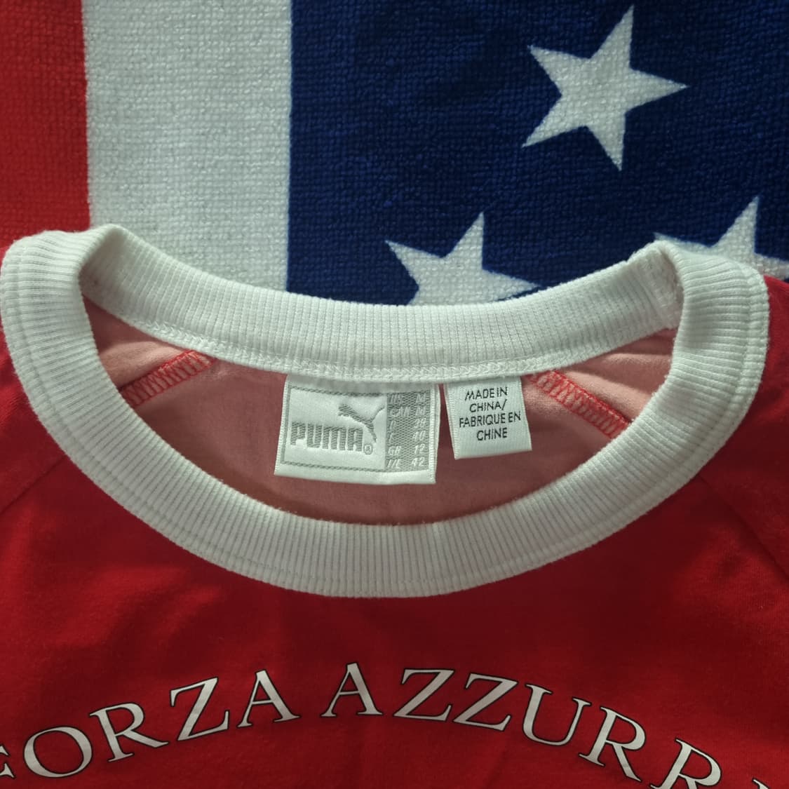 PUMA 푸마 Forza Azzurri 이태리 링거 티셔츠 상품이미지3