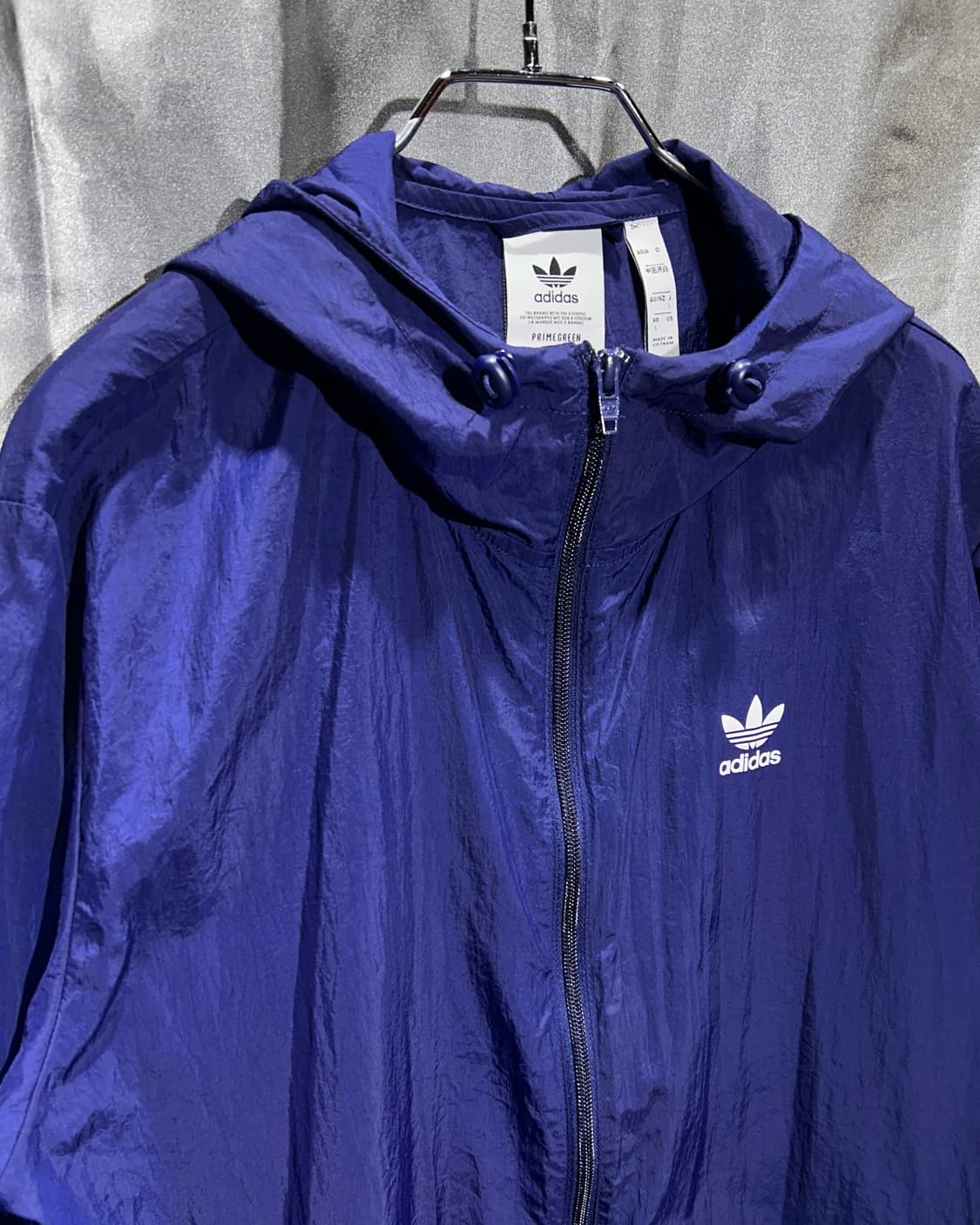 L 아디다스 파이어버드 퍼플 후드 바람막이 상품이미지5