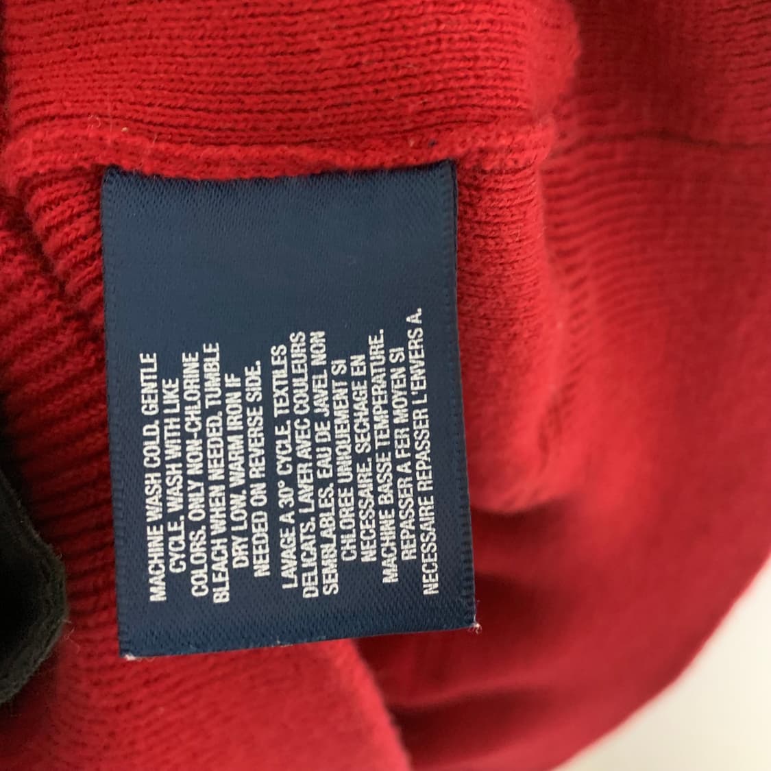폴로 랄프로렌 빈티지 긴팔 니트 맨투맨 레드 XL 여성 남성 M-L 상품이미지4