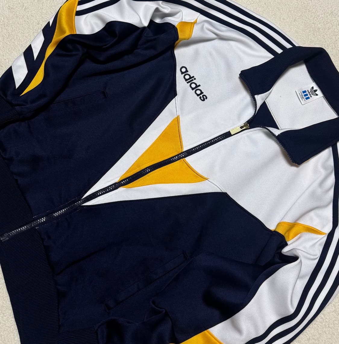 아디다스 올드스쿨 네이비 화이트 져지 (데상트 라인) 상품이미지3