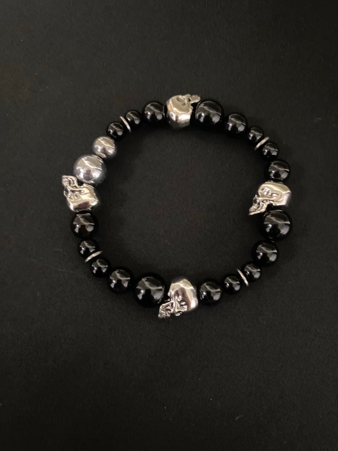 스컬 오닉스 팔찌 상품이미지1