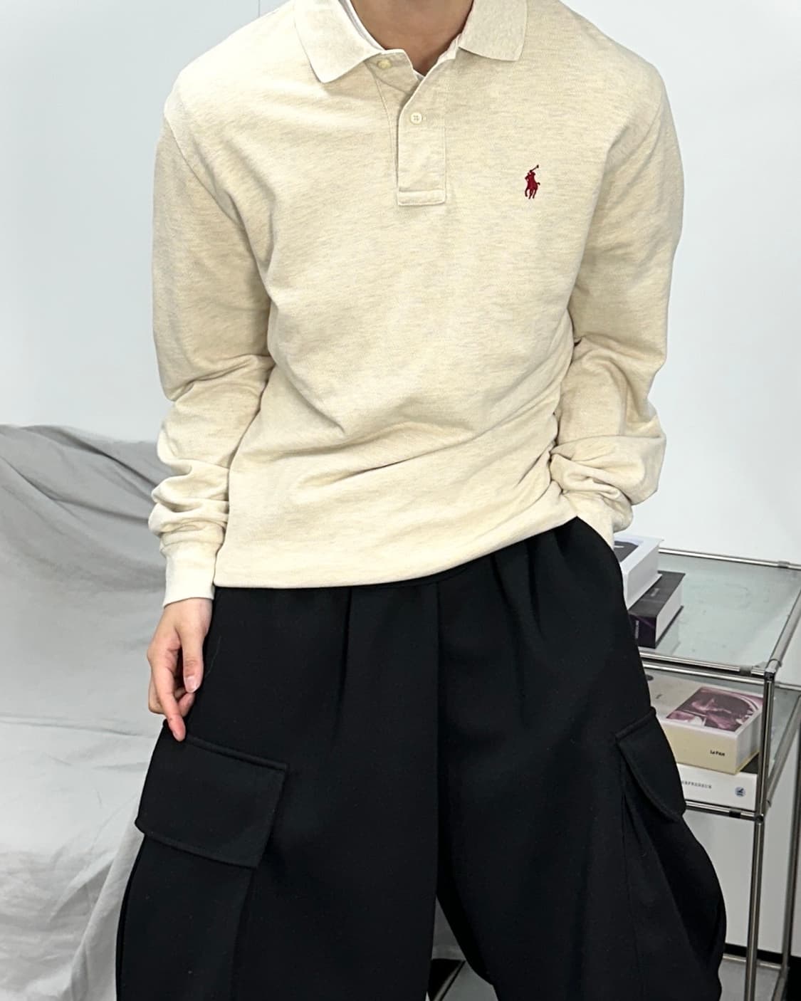 폴로 랄프로렌 오트밀 pk M 상품이미지2