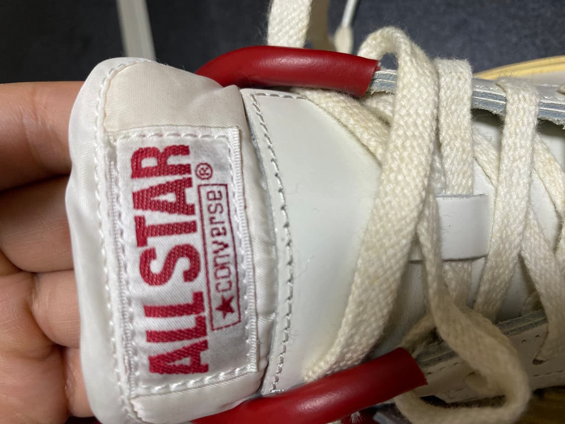 [CONVERSE] 컨버스 재팬 원스타J 6사이즈 화이트/레드 상품이미지5