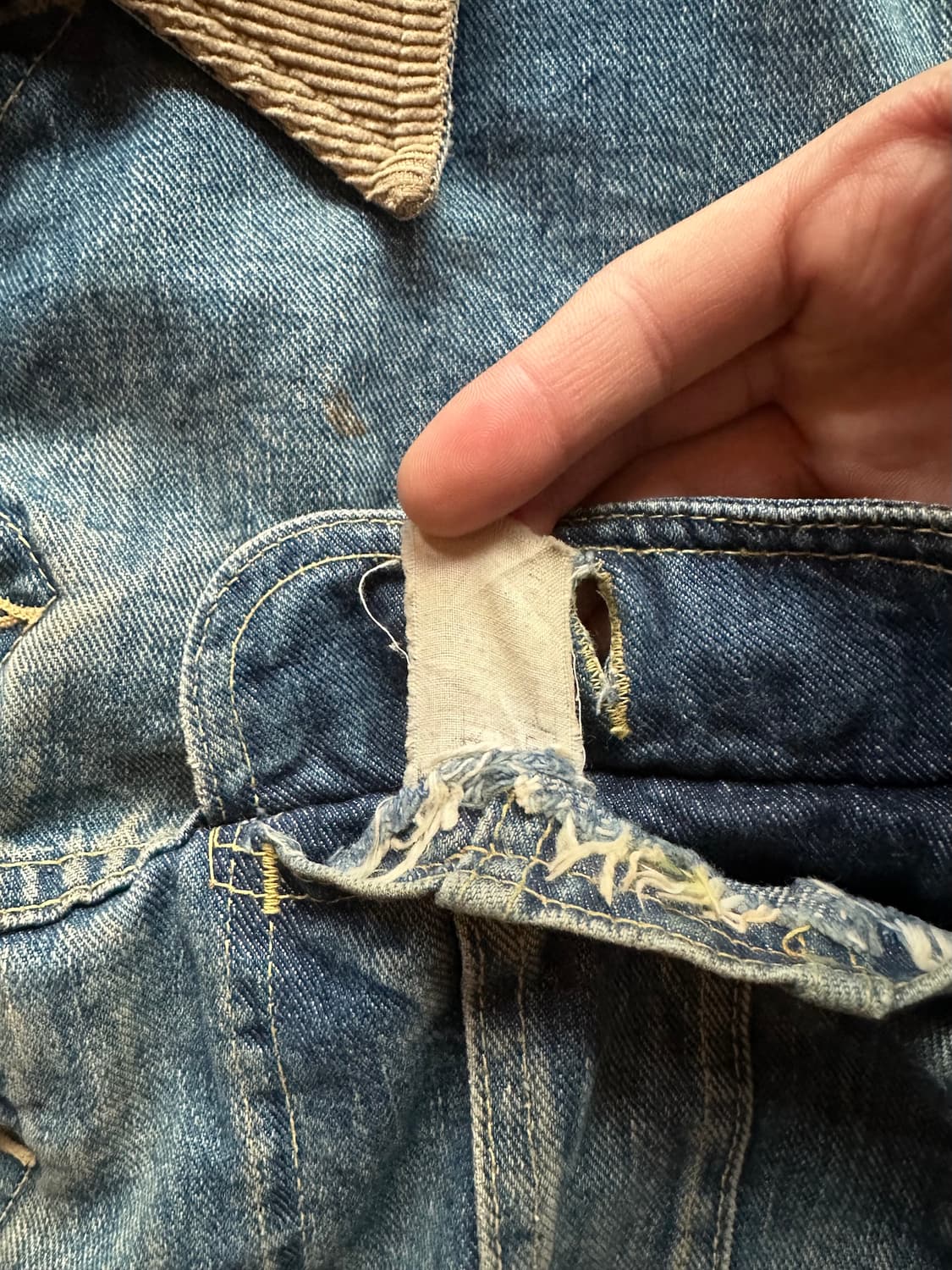 44) 70s USA LEE 빈티지 리 101LJ 스톰라이더 데님 자켓 상품이미지10