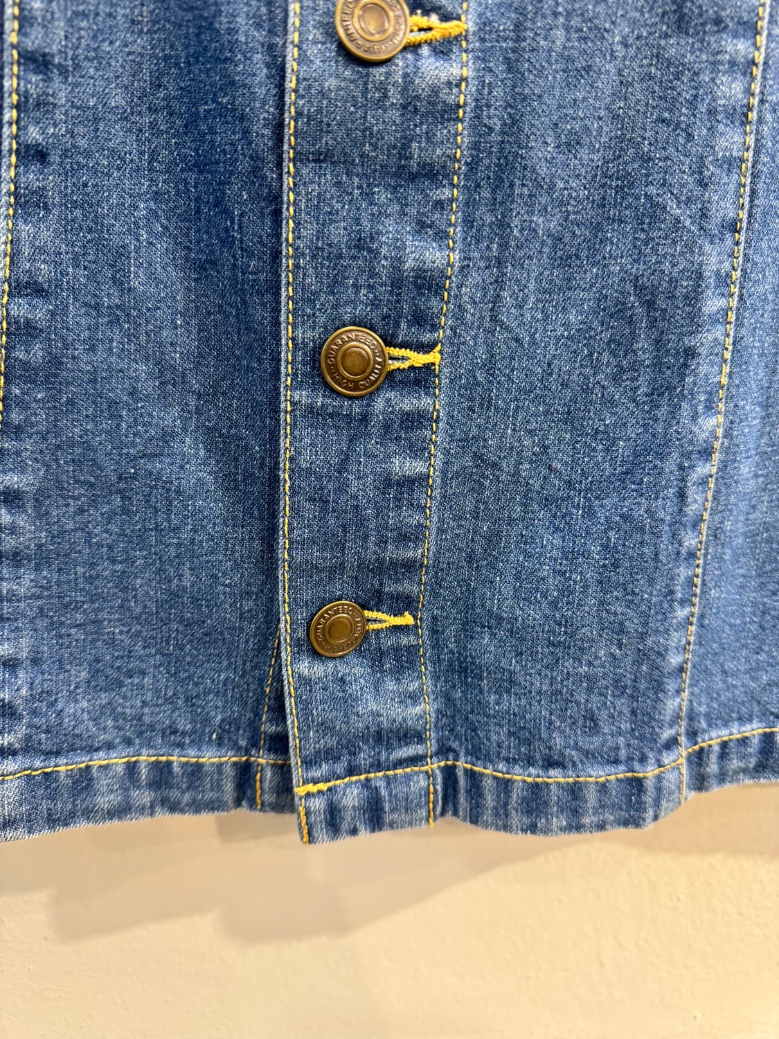 japan vintage 버튼 데님SK 상품이미지2