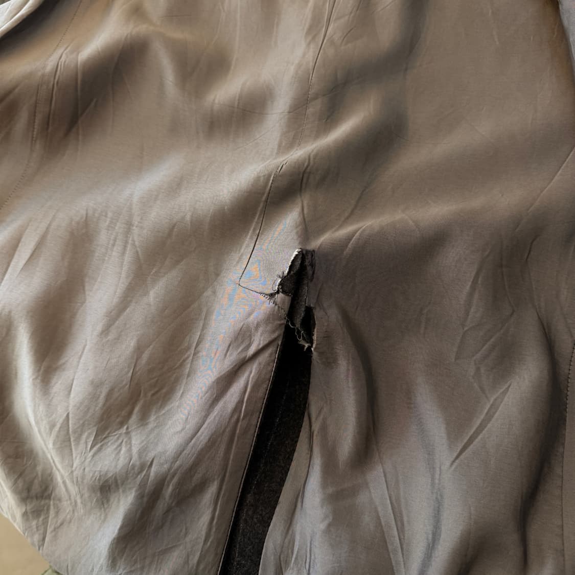 휴고 보스 스트라우스 블랙 스트라이프 버진울 오버핏 코트 XXL XL 상품이미지8